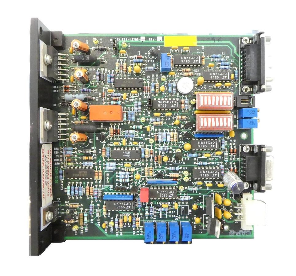Used General Scanning E1-13209 Interface Board PCB EM-13207 Ultrapointe 500 Working