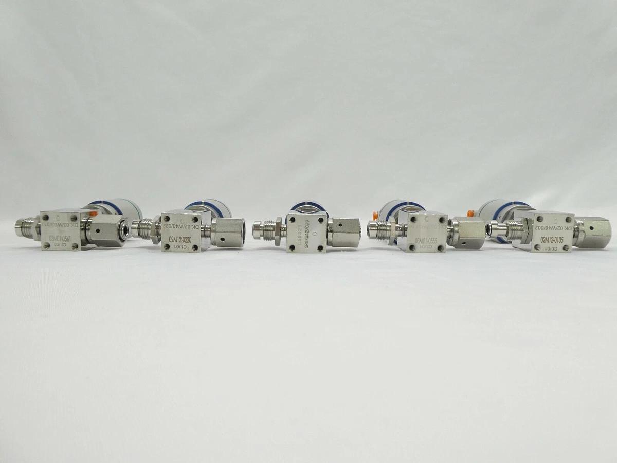 Used Qualiflow 2x10-9atm.cm3/Sec N.O. 2-Way Pneumatic Valve F HF Series Lot of 5