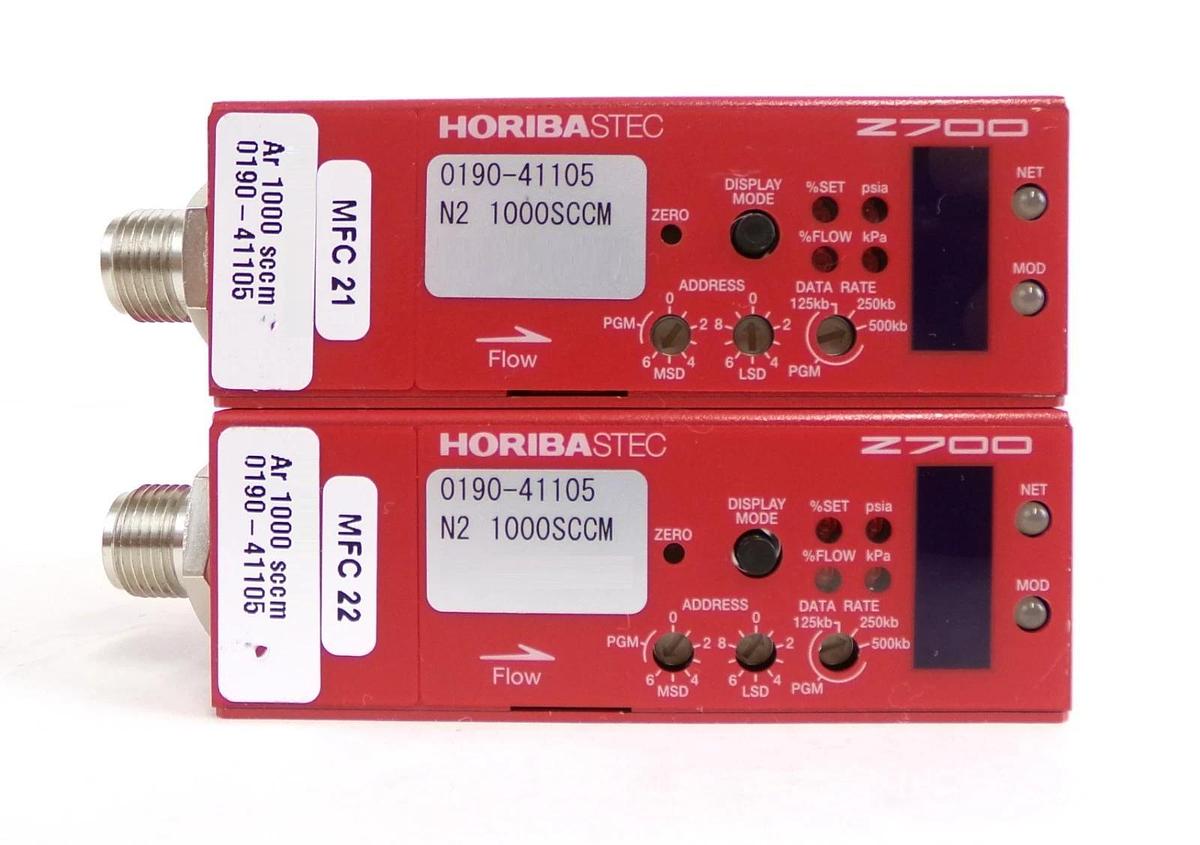 Used Horiba STEC SEC-Z714AGX Mass Flow Controller MFC 1000SCCM Lot of 4 Surplus