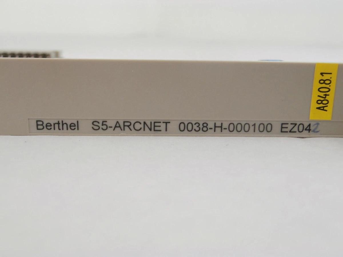 Used Berthel 0038-H-000100 Communication PCB Card S5-ARCNET Balzers Unaxis Working