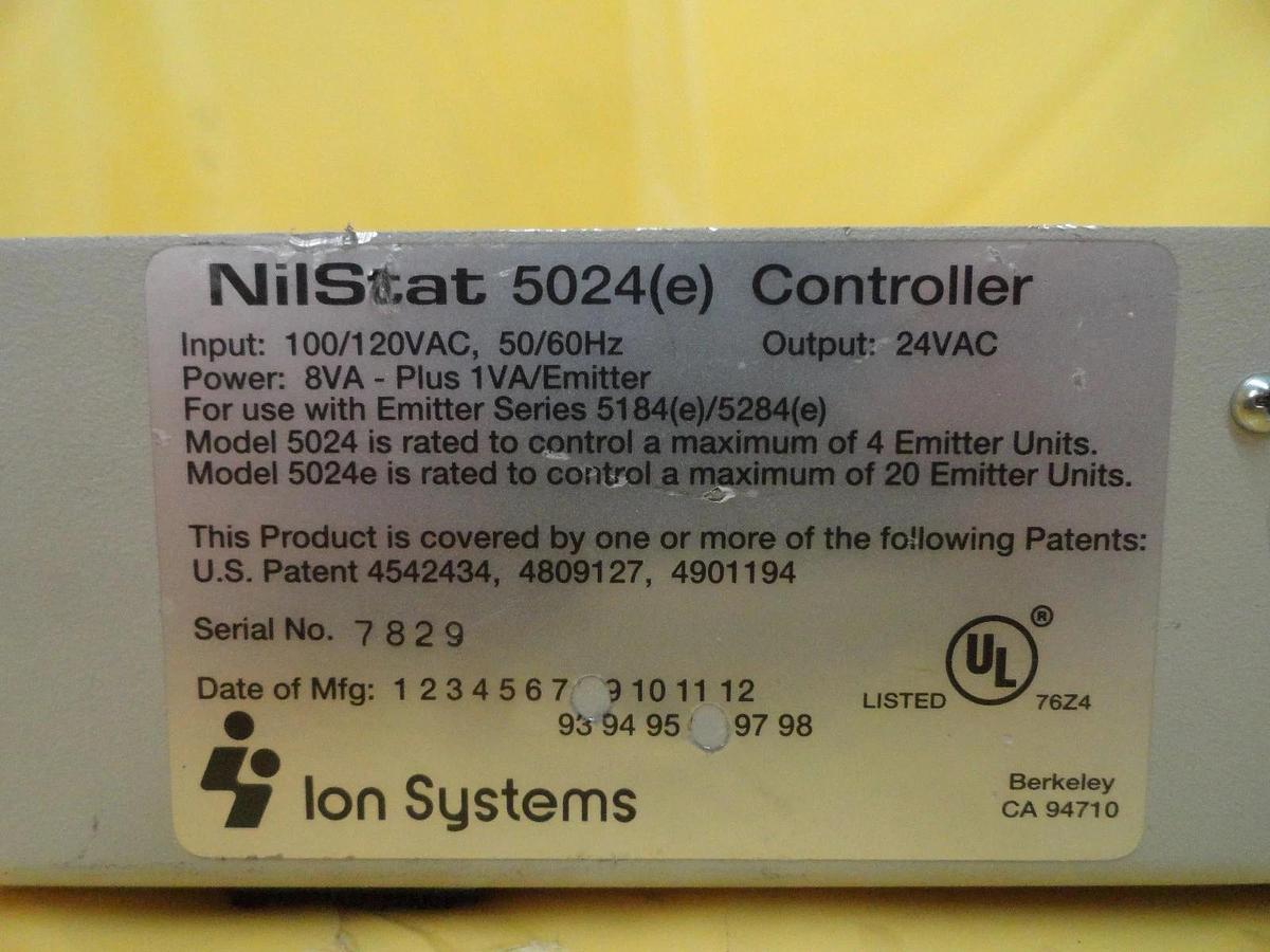 Used ION Systems NilStat 5024(e) Controller Used Working