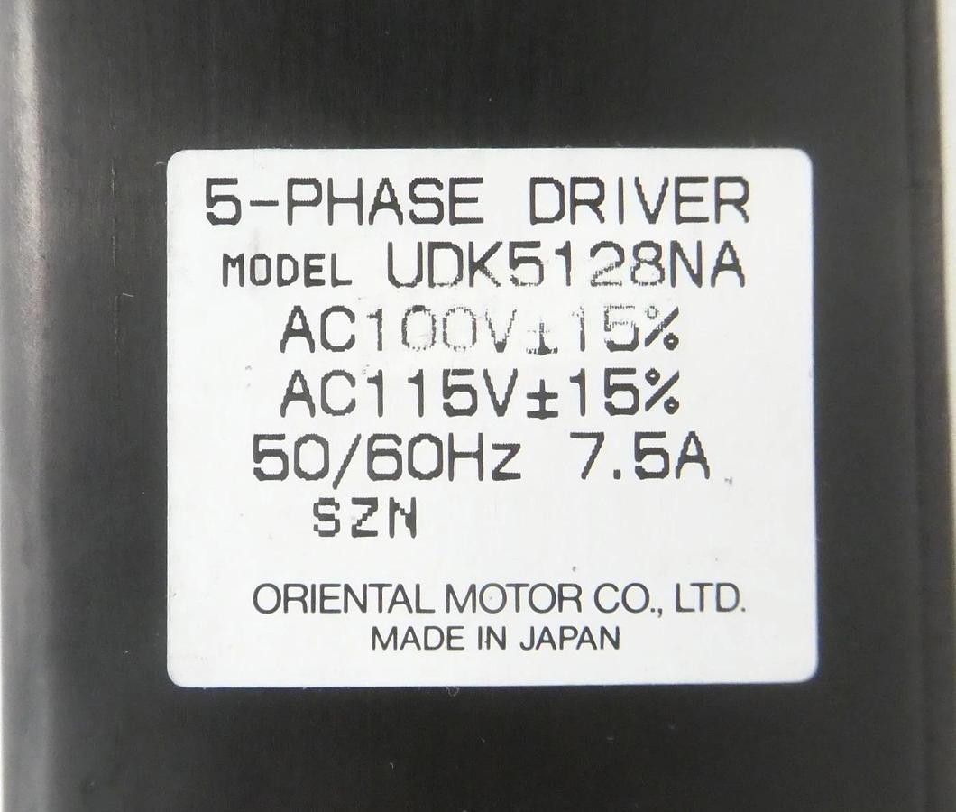 Used Oriental Motor UDK5128NA 5-Phase Driver Super VEXTA Lot of 2 Working