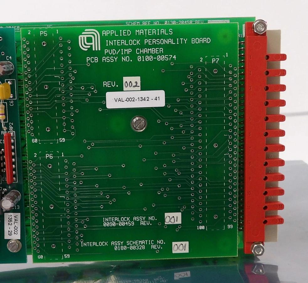 Used AMAT Applied Materials 0190-00285 PVD/IMP Chamber Interlock PCB Card Working