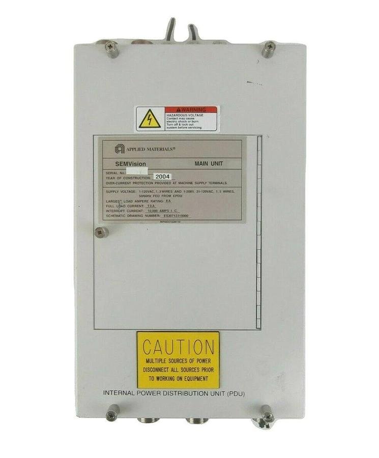 Used AMAT Applied Materials SEMVision Main Unit Power Distribution Unit PDU cX Spare