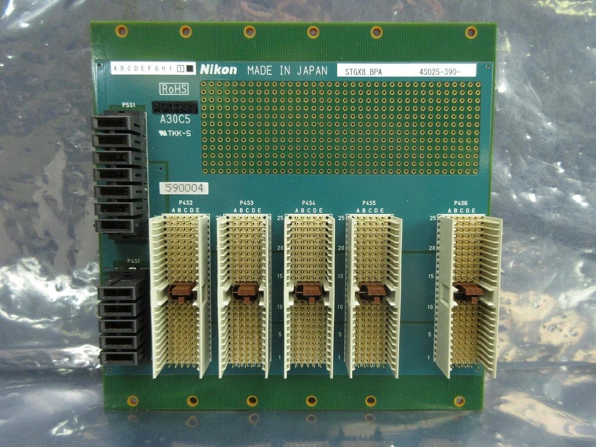 Used Nikon 4S025-390 Backplane Board PCB STGX8_BPA NSR-S620D ArF Immersion Used