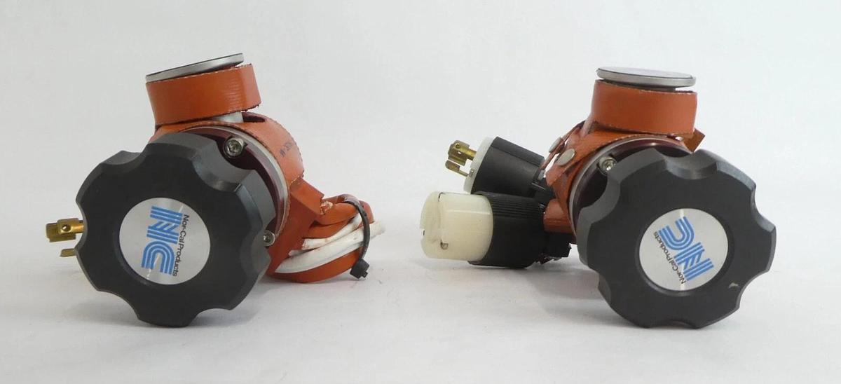 Used Nor-Cal Products 279875 Isolation Valve with Heater Jacket Lot of 4 Working