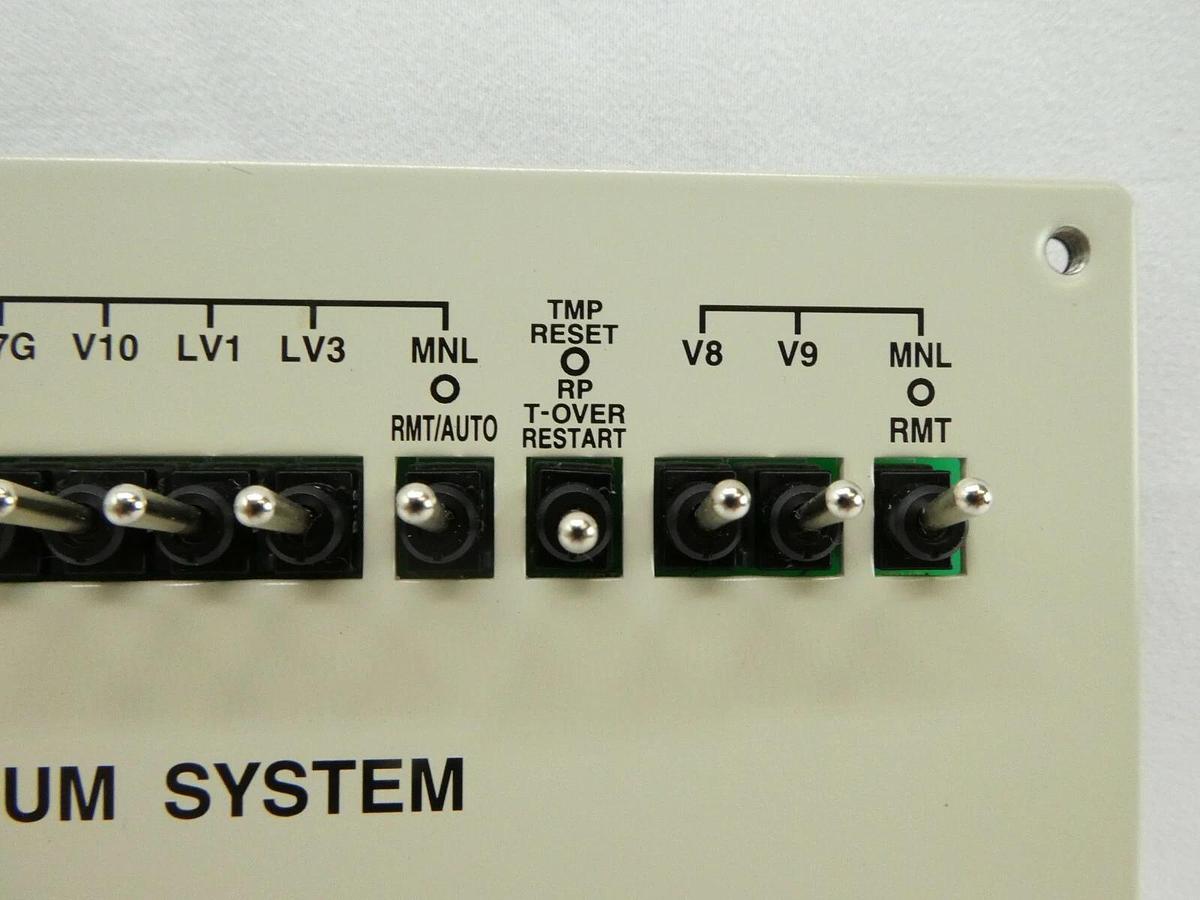 Used JEOL Vacuum System Control Panel BP102105 VAC PANEL PB JWS-7555S SEM Working