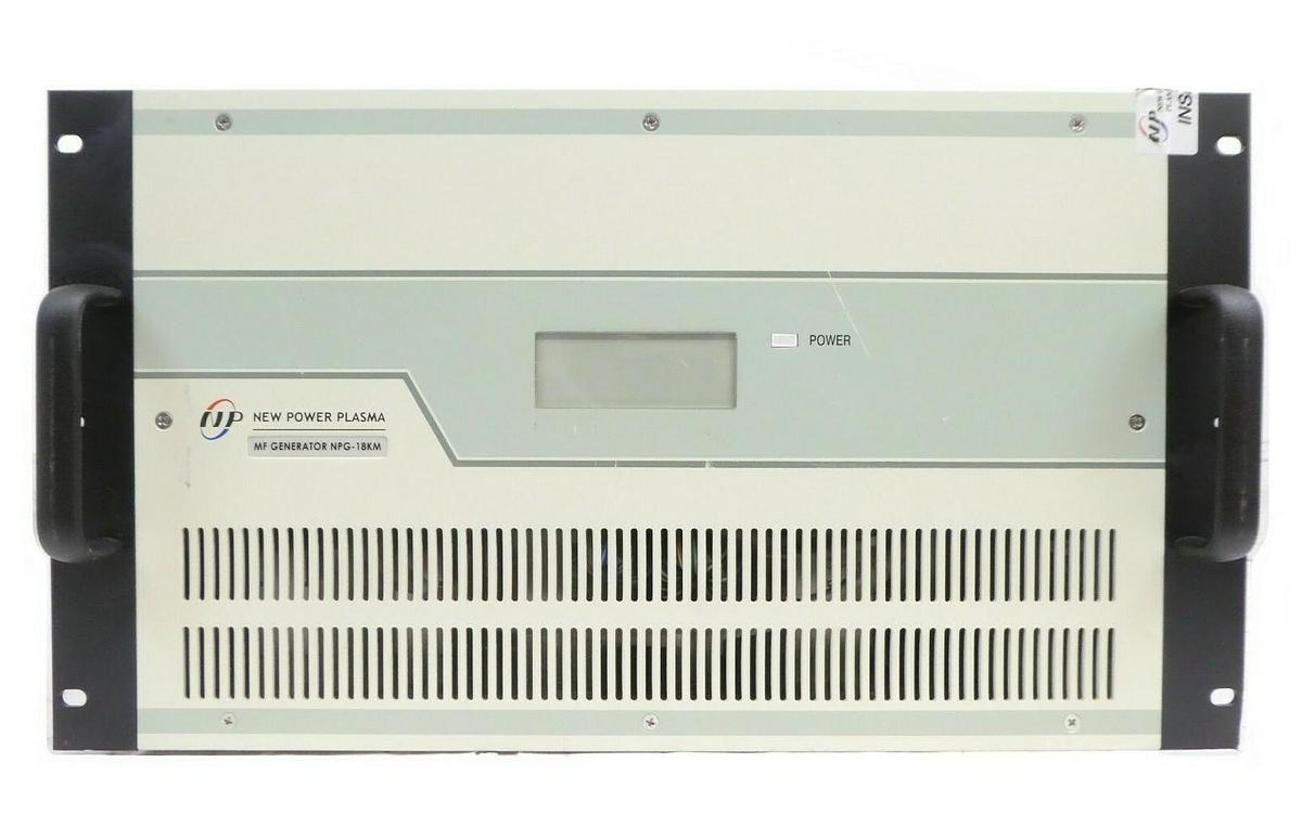 Used NP New Power Plasma NPG-18KM 400kHz RF Generator MF Working Surplus