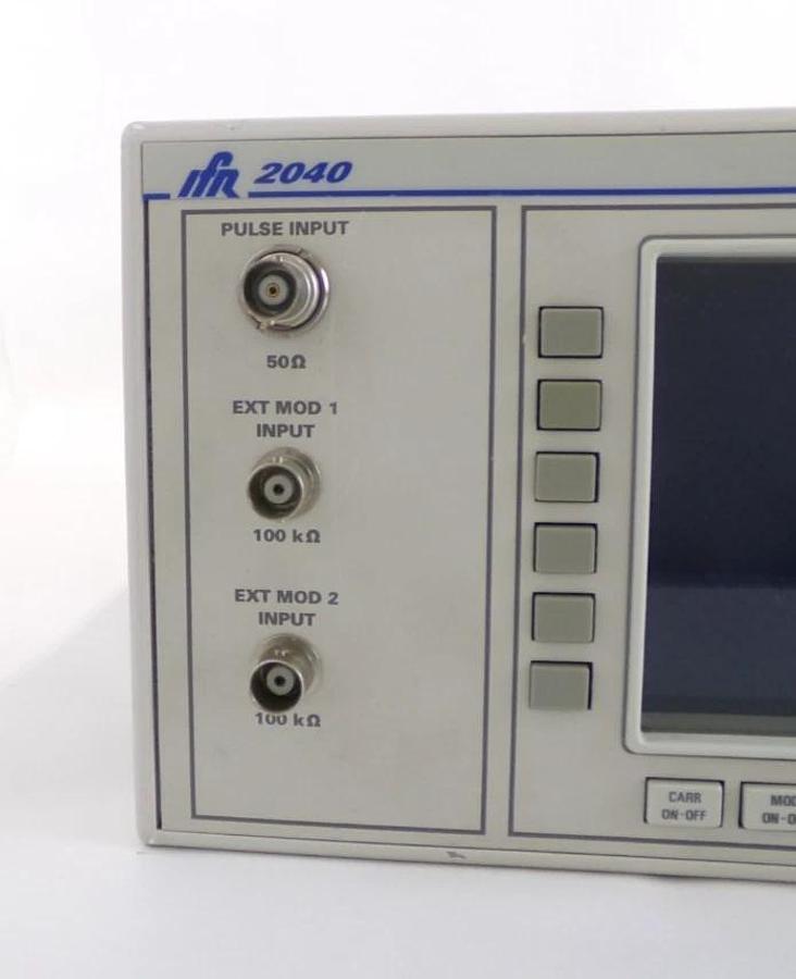 Used IFR 2040 10khz-1.35Ghz Low Noise Signal Generator Opt. 2 9.15 Error 27 As-Is