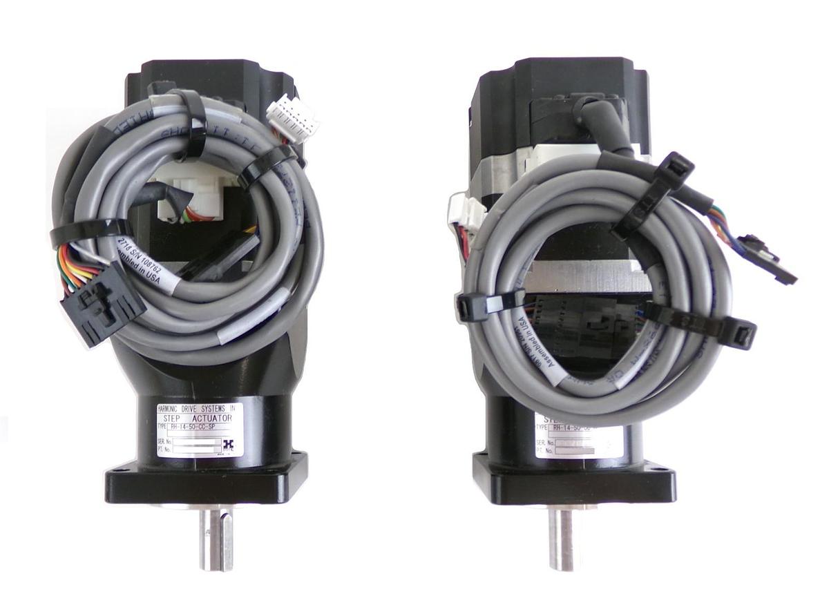 Used Harmonic Drive RH-14-50-CC-SP DC Servo Step Actuator Lot of 2 Working
