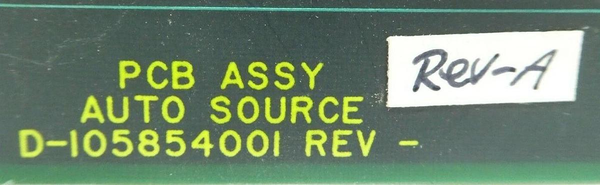 Used Varian Semiconductor VSEA D-105854001 Auto Source PCB Rev. A Working Surplus