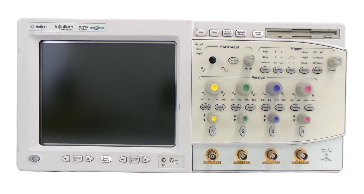 Used Agilent Technologies 54831B DSO Oscilloscope 600 MHz Infiniium No Power As-Is