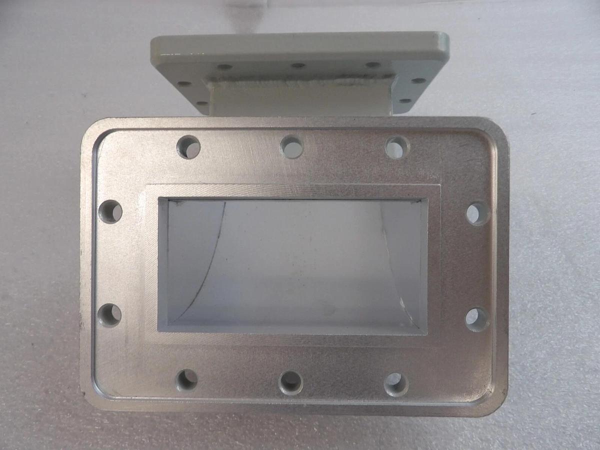 Used Muegge MW3001A-260ED Microwave Waveguide E-Bend 90 Degree Elbow Working