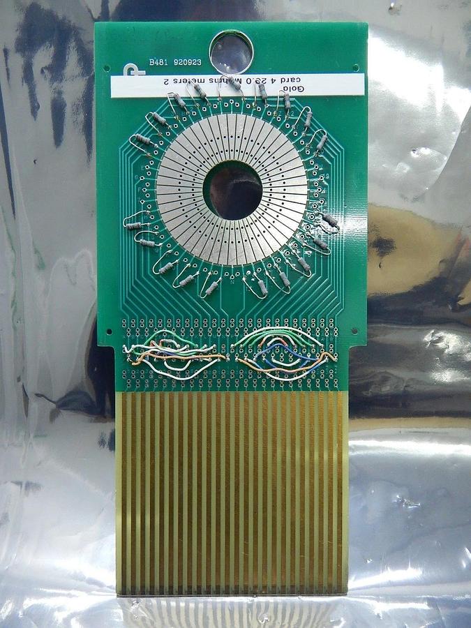 Used Alphatronics Gold Card 4 Probe Card PCB Standard B481 20.0 Mohms Meters 2 Used