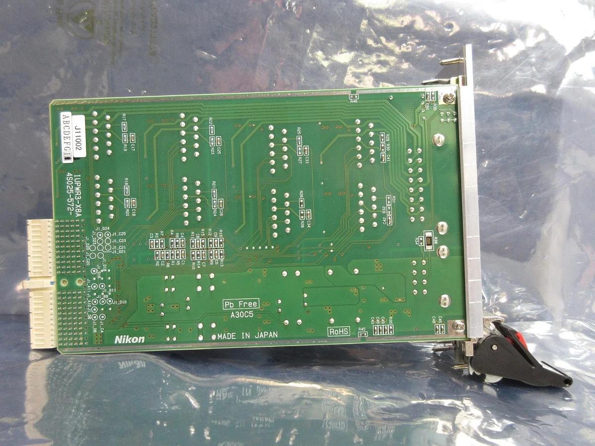 Used Nikon Precision 4S025-572 Interface PCB Card IUPWR3-X8A NSR Series Working