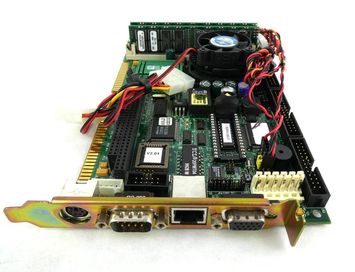 Used Axiomtek PCA-6154 PCA Single Board Computer Pentium CPU PCB Card Rev. A3 Working