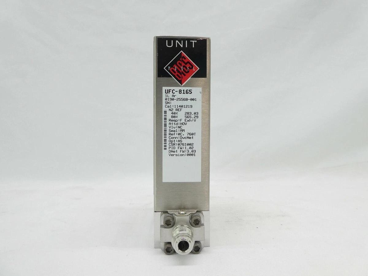 Used Celerity UFC-8165 Mass Flow Controller MFC AMAT 0190-25568 1L Ar Working Spare