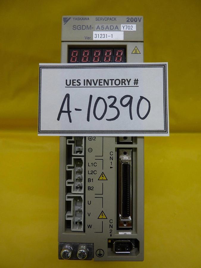 Used Yaskawa Electric SGDM-A5ADAY702 Servo Driver SERVOPACK Ver. 31231-1 Used Working