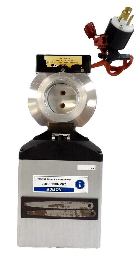 Used VAT 61234-KAGQ-BFT1 Butterfly Control Valve W/Heater Series 612 Working Spare