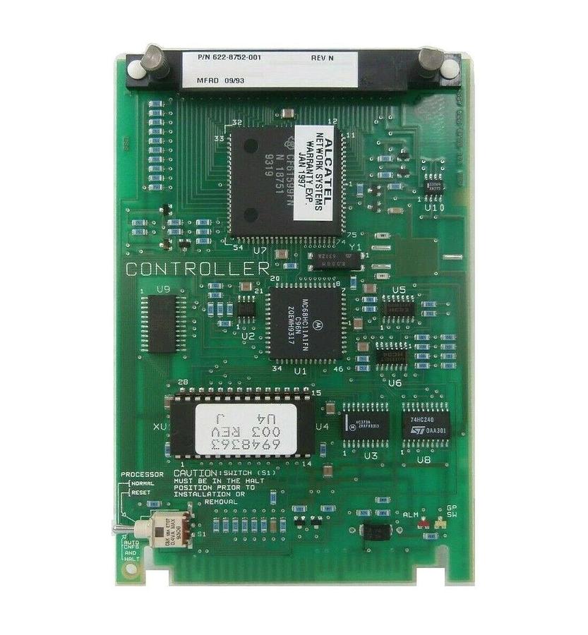 Used Alcatel Network Systems 622-8752-001 Muldem Controller PCB Rev. N Working Spare