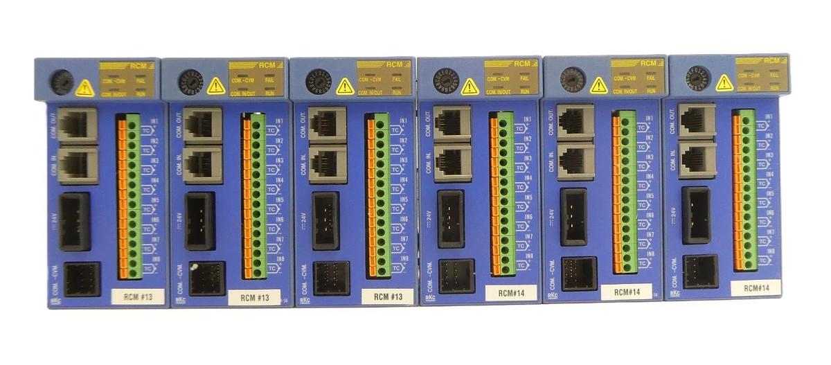 Used RKC Instrument RCM-B-K10-NNN*B Temperature Controller Reseller Lot of 6 Working