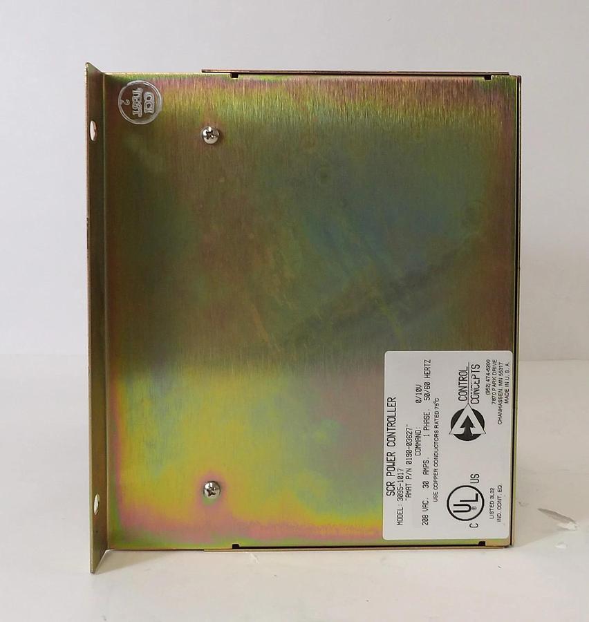 Used Control Concepts 3095-1017 SCR Power Controller AMAT 0190-03627 Working