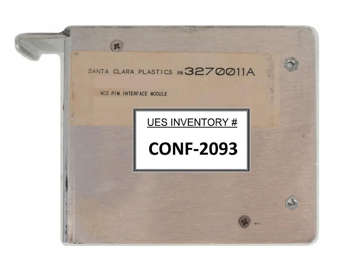 Used SCP Santa Clara Plastics 3270011A MCS PIM Interface Module Working Surplus