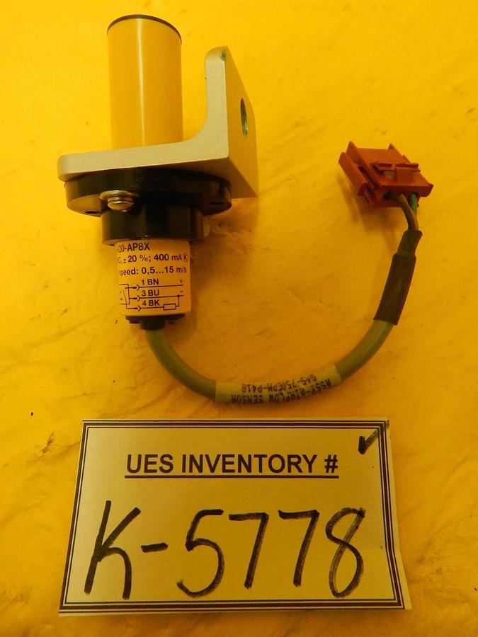 Used Turck FCS-K20-AP8X Air Flow Monitor 02-188729B02 Epsilon 3000 Used Working