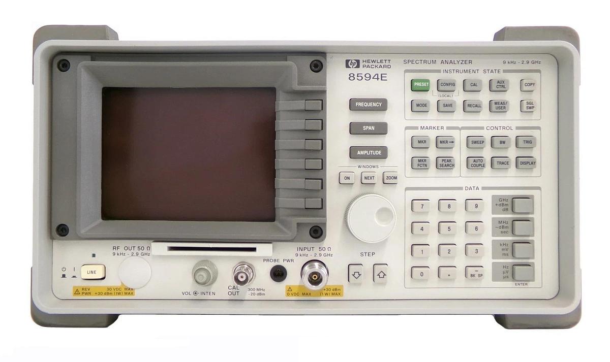 Used HP Hewlett-Packard 8594E Spectrum Analyzer 9 kHz - 2.9 GHz Untested Surplus