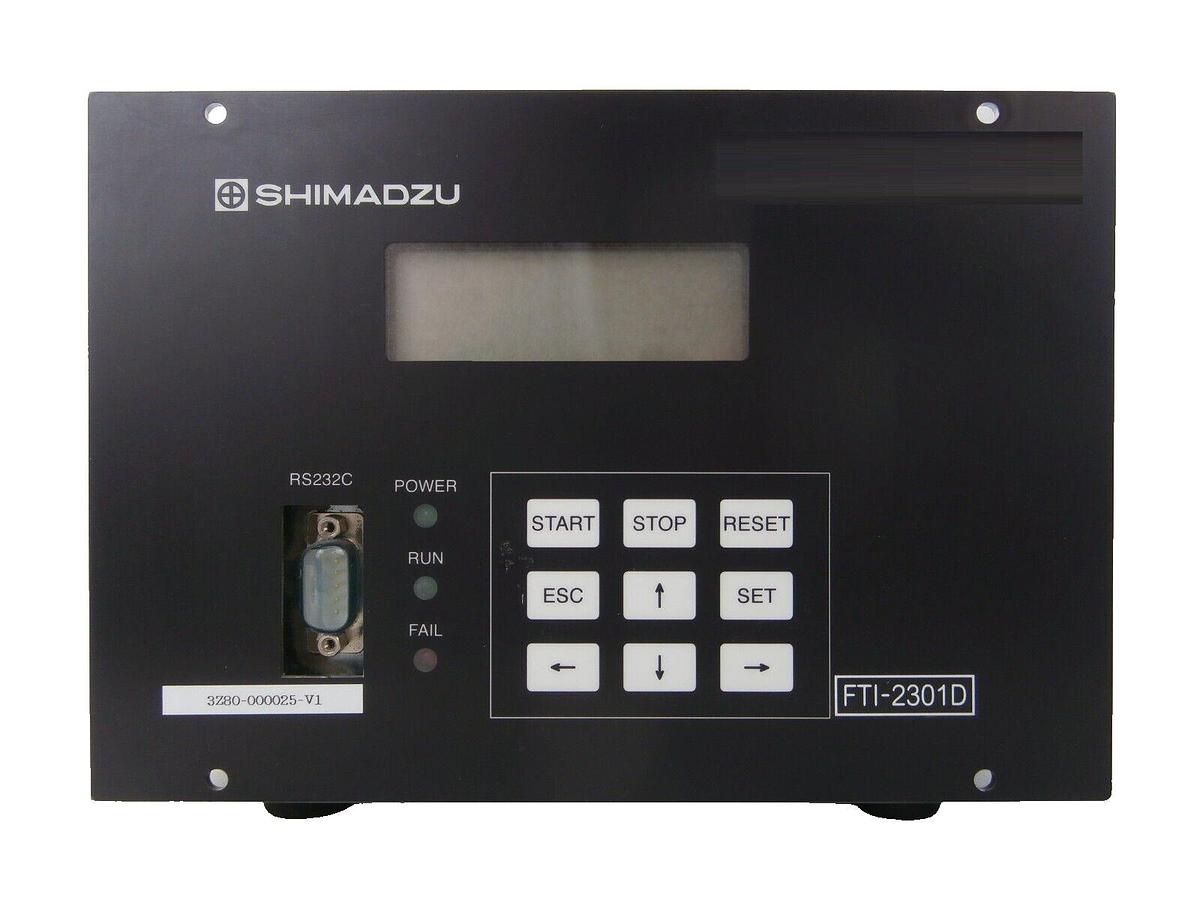 Used TMP Shimadzu FTI-2301D (T1)-D3R Turbomolecular Pump Controller Turbo Working