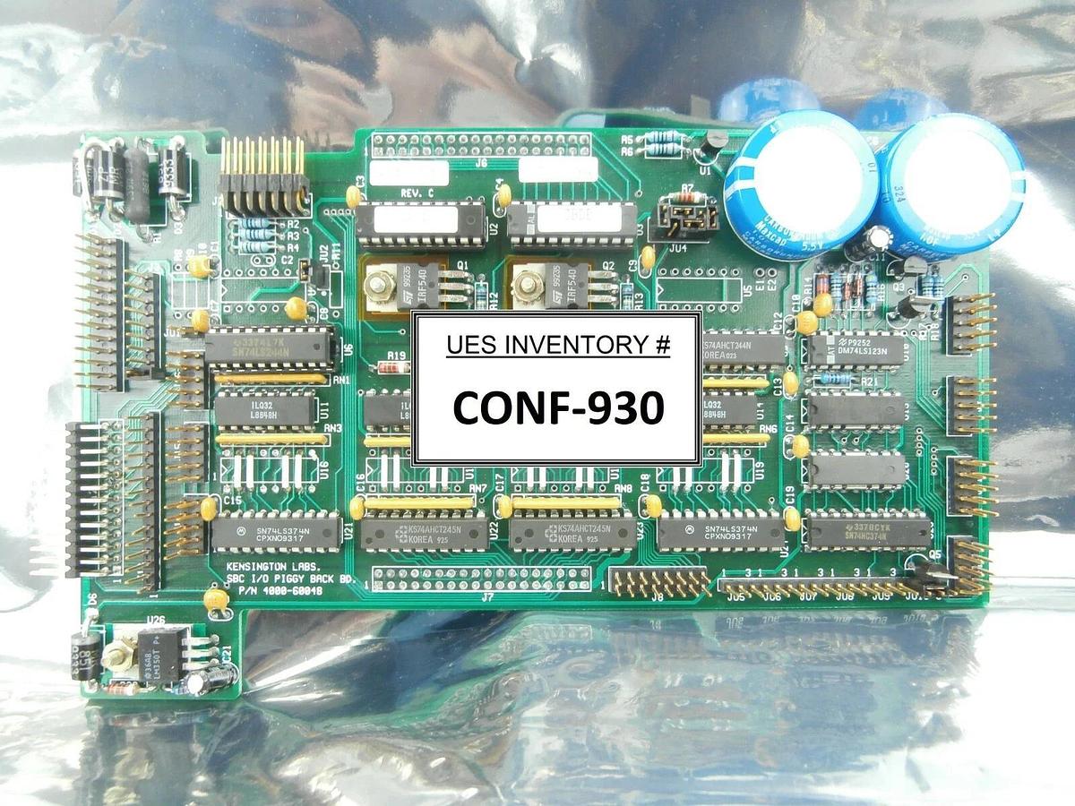 Used Kensington Laboratories 4000-60048 SBC I/O Piggy Back Board PCB Used Working