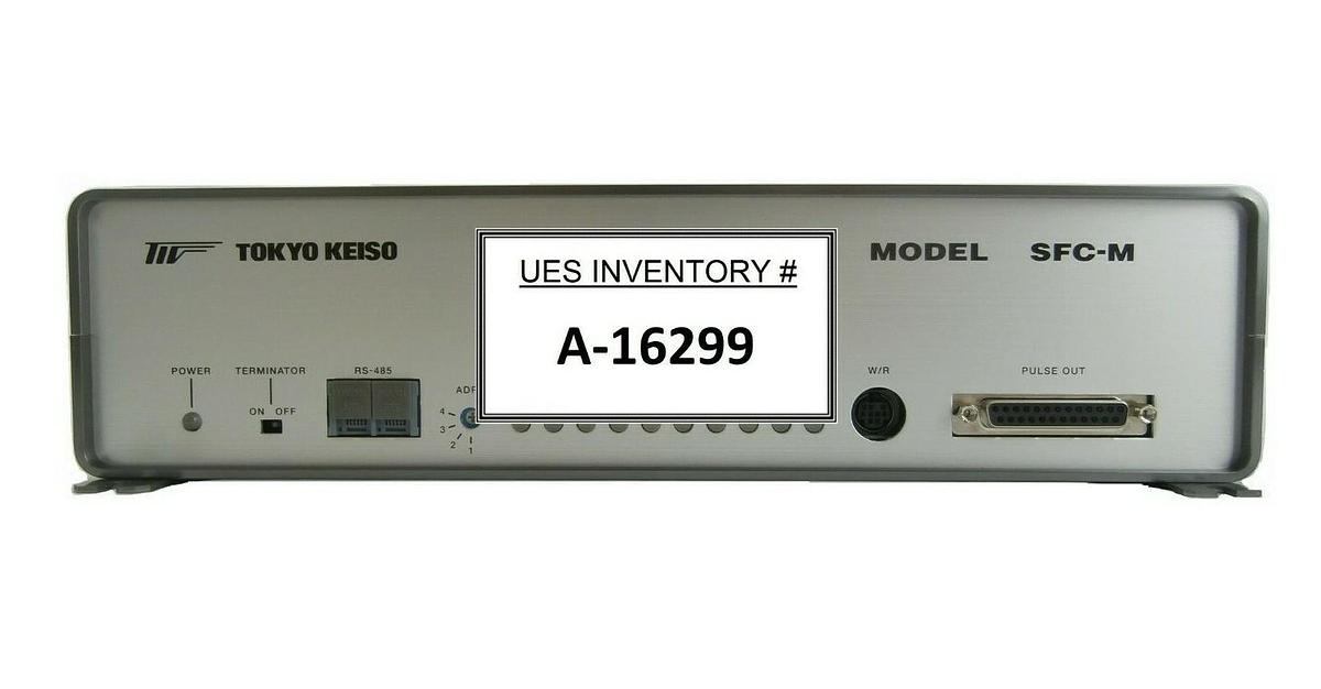 Used Tokyo Keiso SFC-M 5-Channel Flowmeter Signal Converter TEL Lithius Working Spare