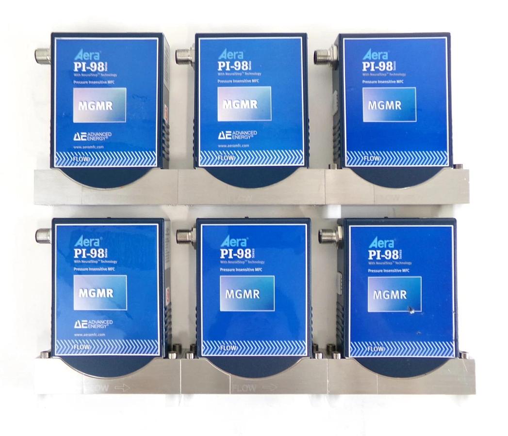 Used Aera PI-98 Mass Flow Controller MFC Reseller Lot of 6 Working Surplus