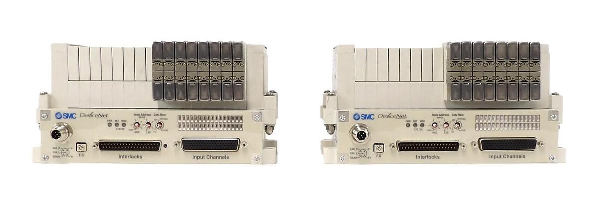 Used SMC EX420-SDN1 16-Port Manifold AMAT 4060-00513 Lot of 2 Working