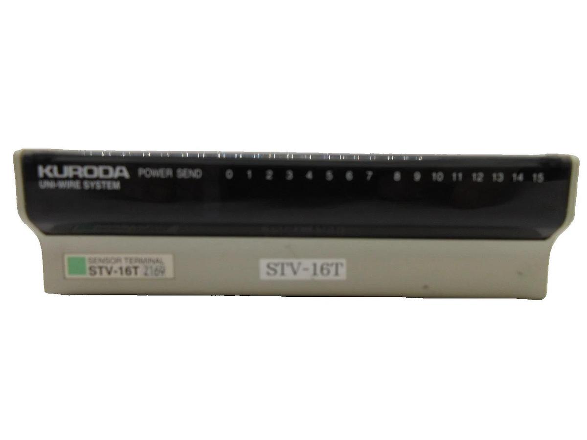 Used Kuroda STV-16TZ169 Sensor Terminal Uni-Wire System STV-16T PLC Used Working