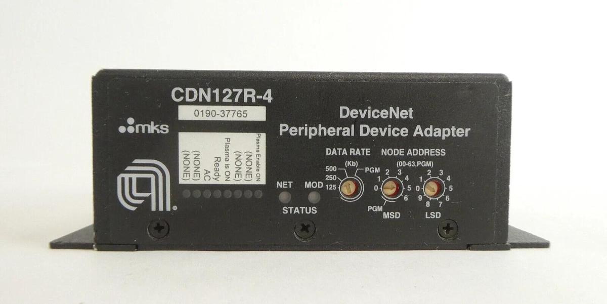 Used MKS Instruments CDN127R-4 Peripheral Adaptor AMAT 0190-37765 Lot of 2 Working