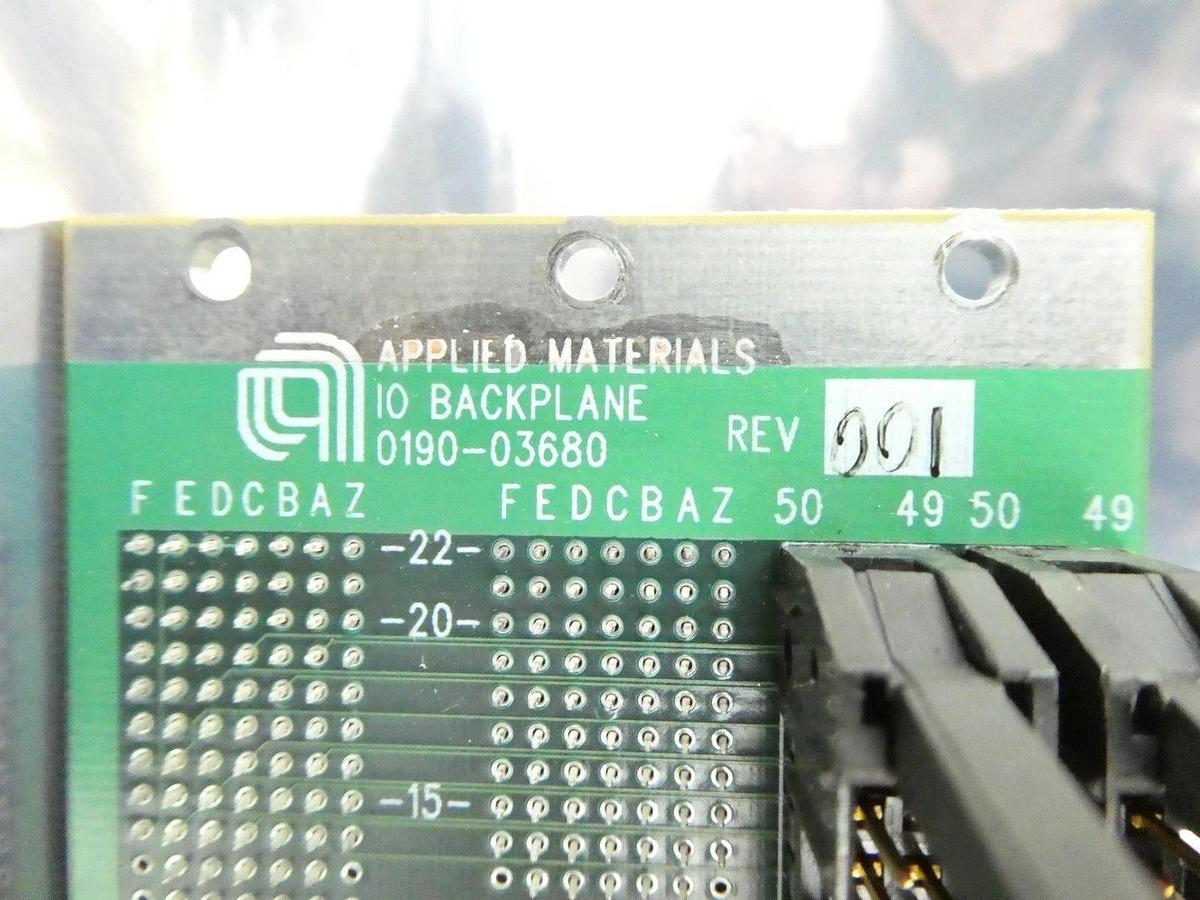 Used AMAT Applied Materials 0190-03680 DeviceNet I/O Backplane Interface PCB Working