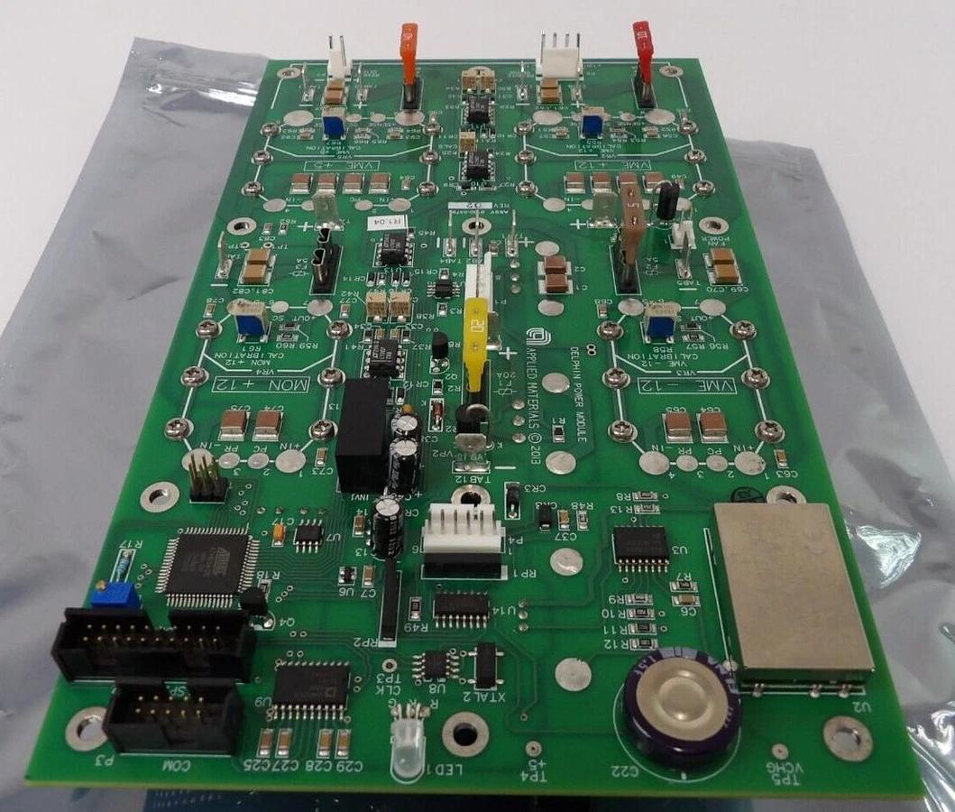 Used AMAT Applied Materials 0195-16375 Delphin Power Supply PCB Assembly Working