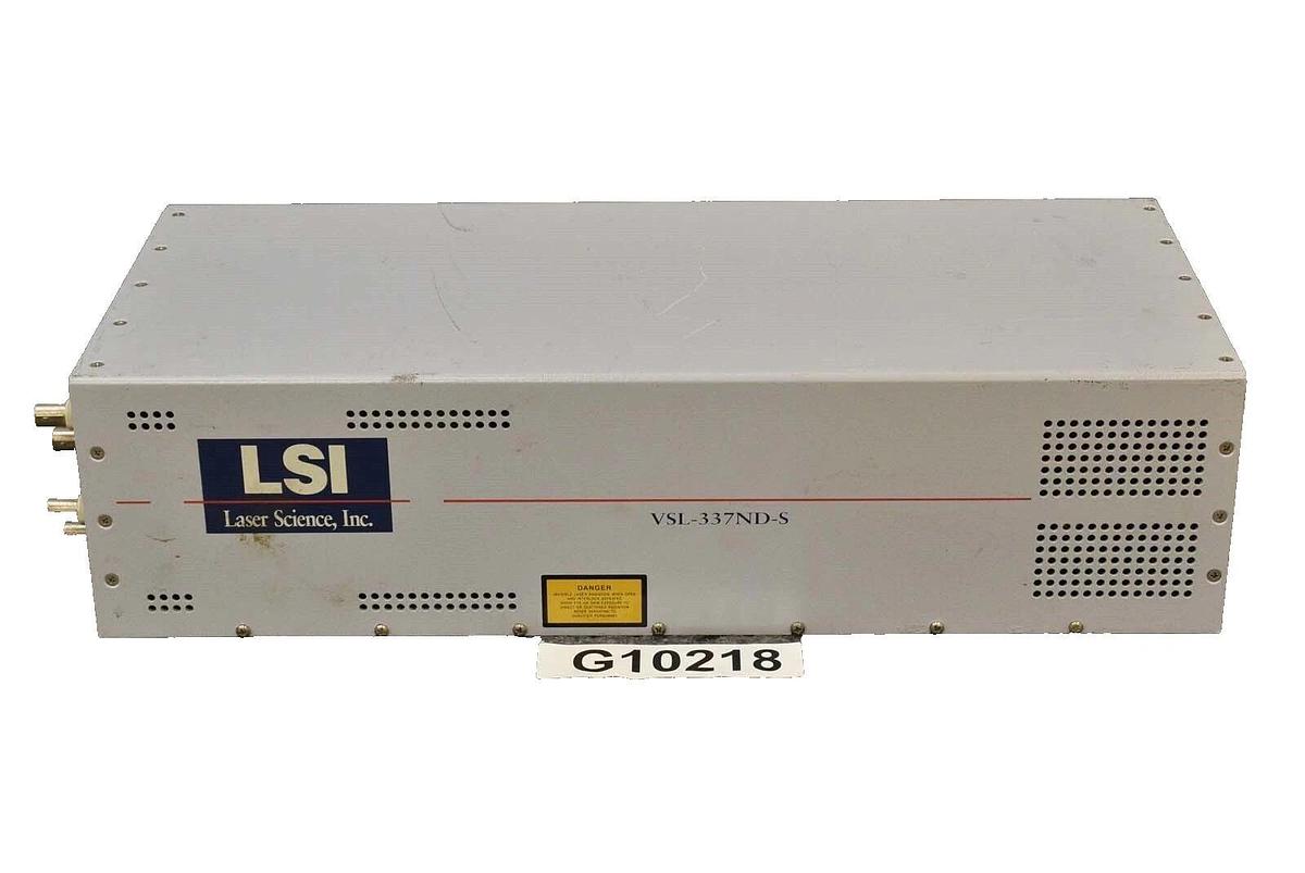 Used LSI Laser Science VSL-337ND-S Pulsed UV Air-Cooled Nitrogen Laser System Surplus
