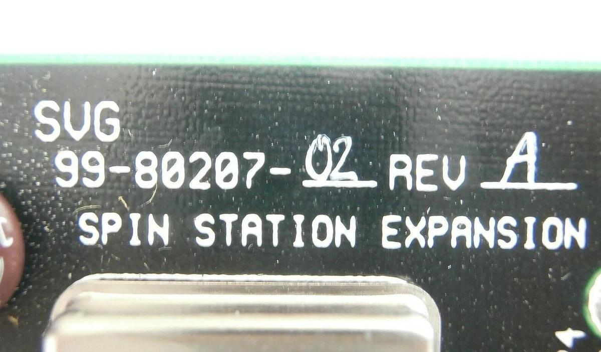 Used SVG Silicon Valley Group 99-80207-02 Spin Station Expansion Board PCB Rev. A 90S