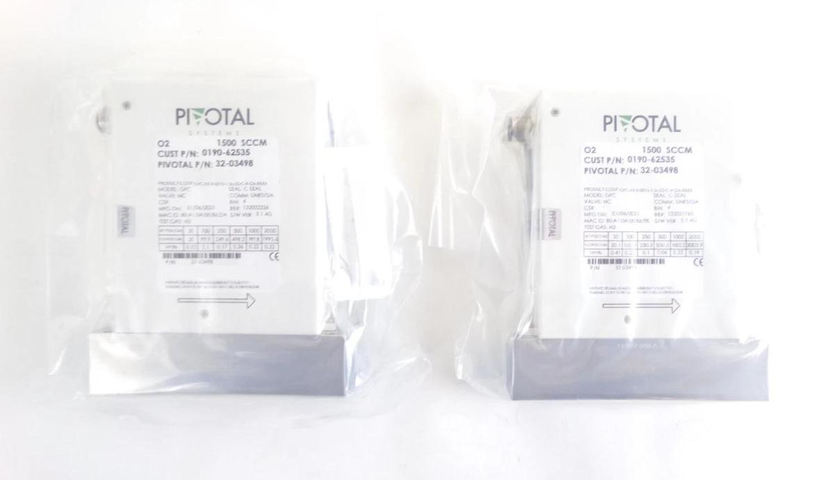 Pivotal Systems 32-03498 Mass Flow Controller MFC AMAT 0190-62535 Lot of 7 New