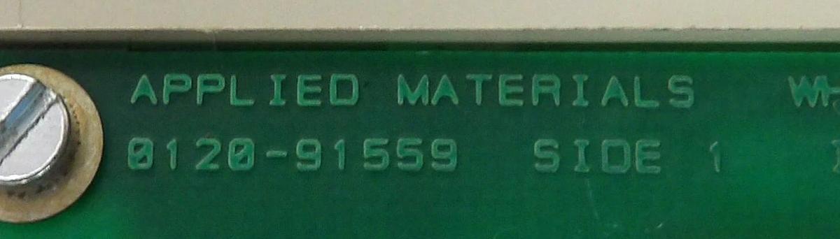 Used AMAT Applied Materials 0120-91559 Wheel Current PCB Card Working Surplus
