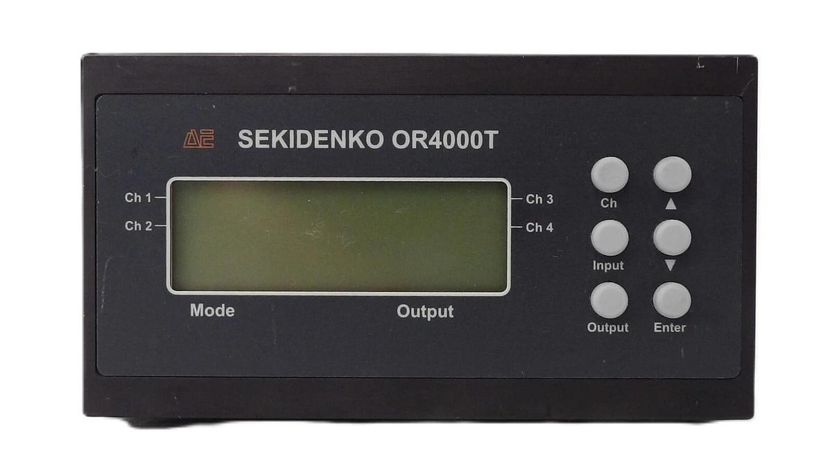 Used AE Sekidenko ch2 xw ch3 800nm 4-Channel Temperature Pyrometer OR4000T Working