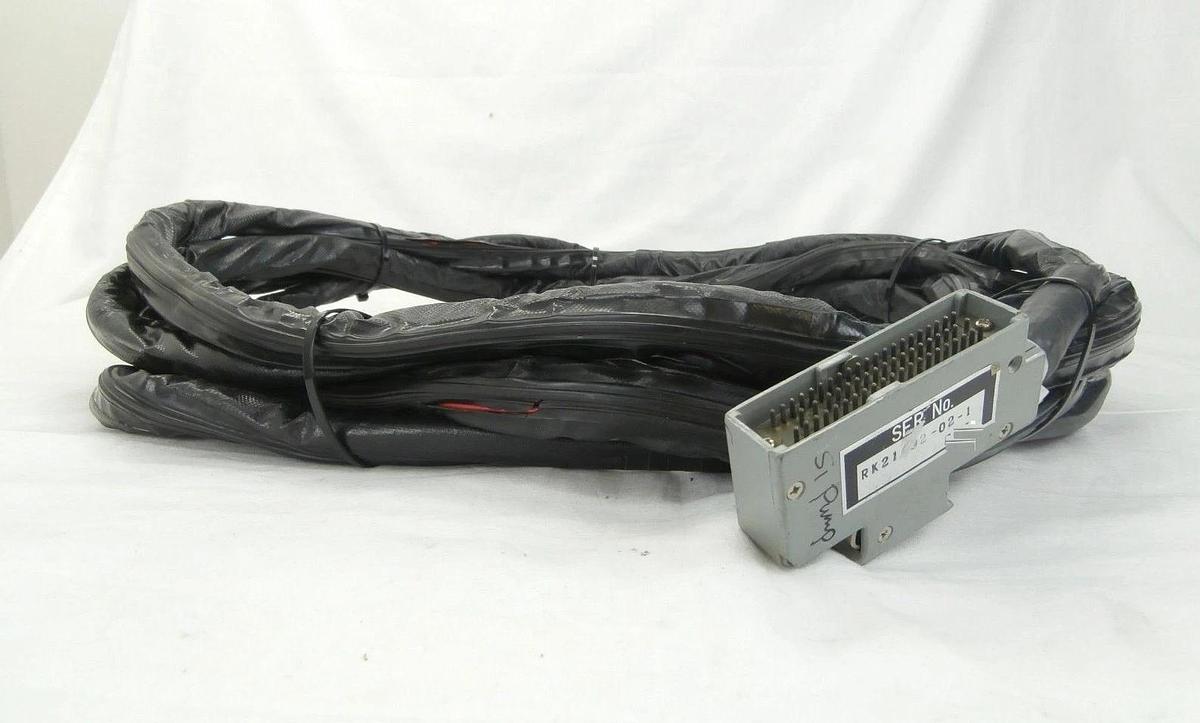 Used Seiko Seiki RK21092-02-1 TMP Dual Turbomolecular Pump Cable 26' 8M Turbo Working