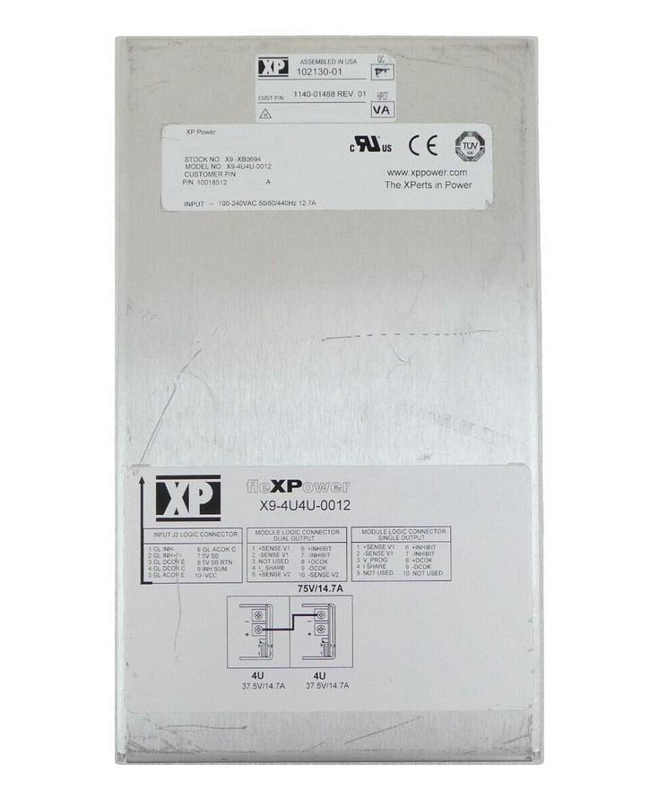 Used XP Power 102130-01 Power Supply X9-4U4U-0012 10018512 AMAT 1140-01488 Working