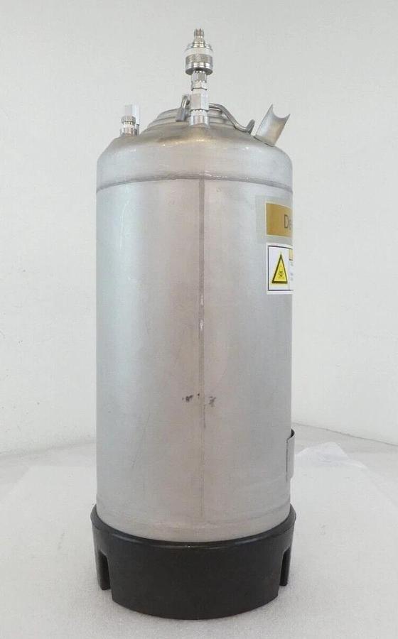 Used Alloy Products 72 20L 5G Photoresist Developer Stainless Tank Lot of 2 Working