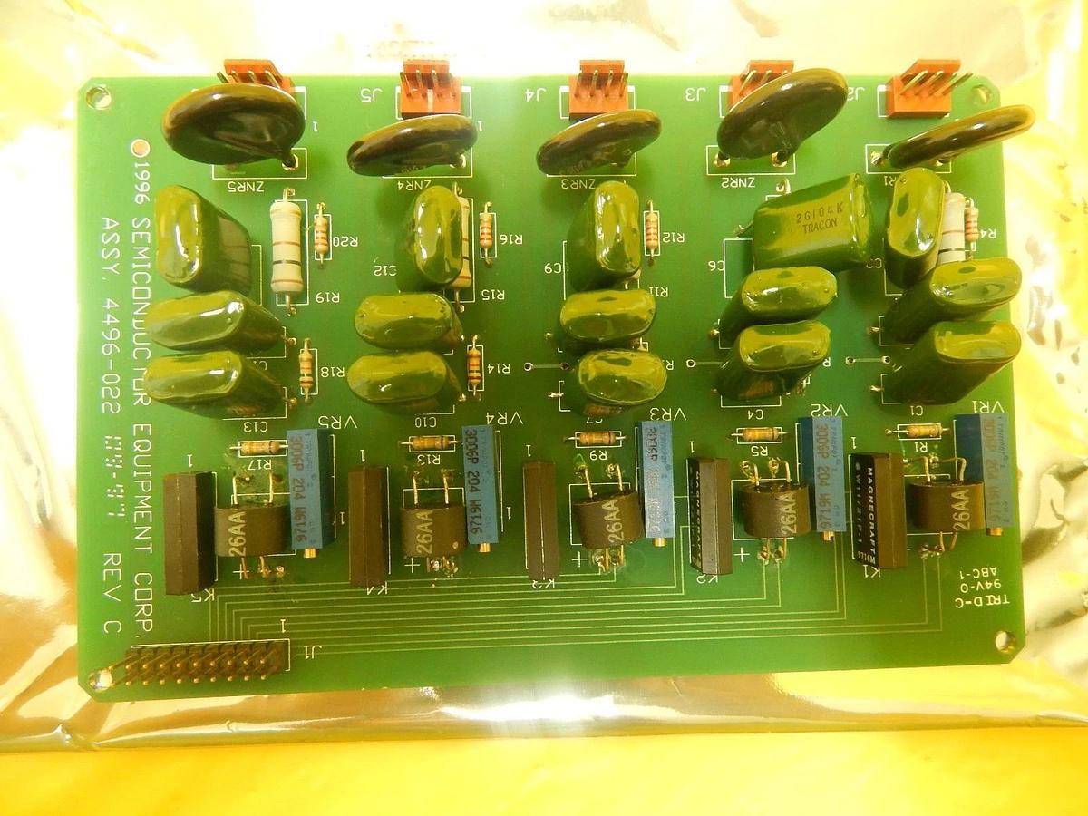 Used Semiconductor Equipment Corp 4496-022 Resistor PCB Board 410 Bonder Used Working