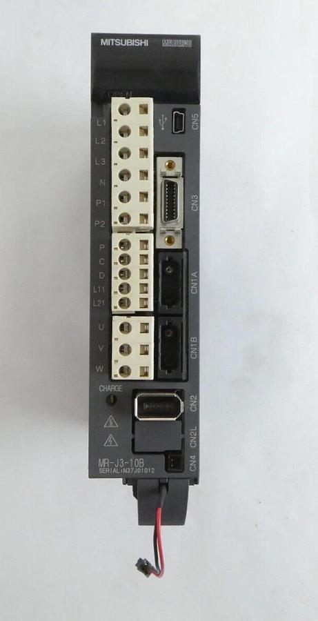 Used Mitsubishi MR-J3-10B MR-J3-40B Servo Drive MELSERVO Lot of 4 Working