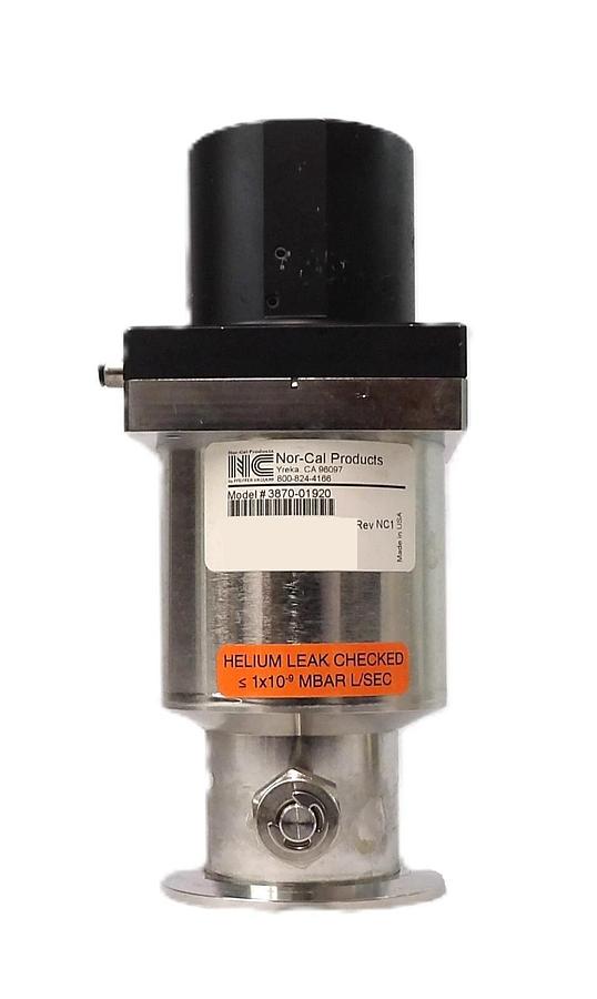 Used Nor-Cal Products 3870-01920 Angle Poppet Valve AMAT Applied Materials Working