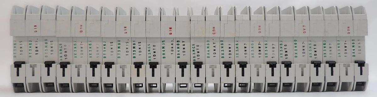 Used Eaton FAZ-D1/3-RT Miniature 3 Pole Circuit Breaker Lot of 8 Working